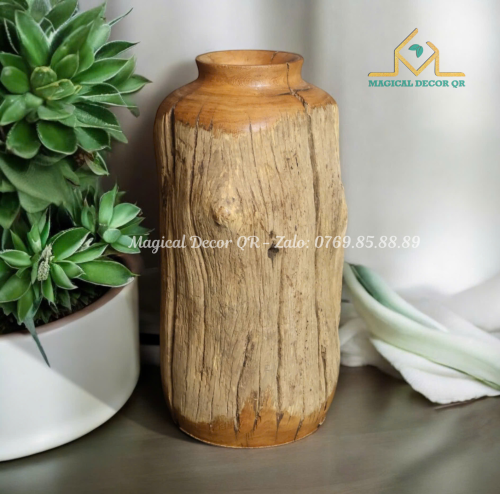 Bình gỗ dỗi 22 CT - lỗ to (6)