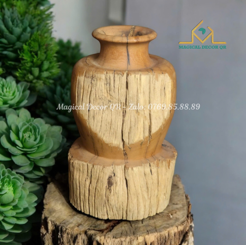 Bình gỗ dỗi 22 CT - lỗ to (5)