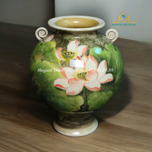 Vuốt tay hoa sen hai quai