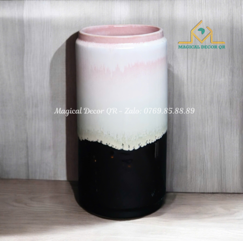 Bình Gốm Loang Màu