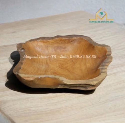 Khay gỗ lũa mẫu 2 