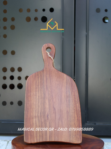 Khay gỗ nâu chữ nhật 