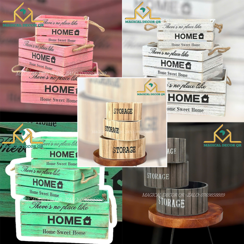 Set Gỗ Cắm Hoa Nghệ Thuật