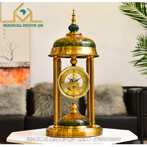 Đồng Hồ Trụ Tròn Đen