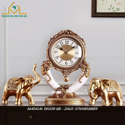 Set Đồng Hồ Voi Vàng 