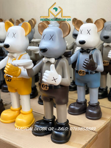 Tượng Gấu Bê Khay